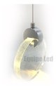 Ver imagem 2 de Pendente Redondo Cristal Bolhas Luminária Moeda Bolachao Led 7w 3500k Cabeceira Lavabo Balcão Equipe