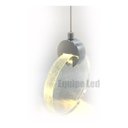Ver imagem 2 de Pendente Redondo Cristal Bolhas Luminária Moeda Bolachao Led 7w 3500k Cabeceira Lavabo Balcão Equipe