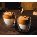 Ver imagem 2 de Kit 4 Copos Vidro Borossilicato Parede Dupla Café 80ml
