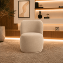 Ver imagem 2 de Poltrona Decorativa Bia Orgânica Veludo Recepção Sala Estar Quarto
