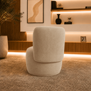 Ver imagem 5 de Poltrona Decorativa Bia Orgânica Veludo Recepção Sala Estar Quarto