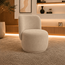 Ver imagem 1 de Poltrona Decorativa Bia Orgânica Veludo Recepção Sala Estar Quarto