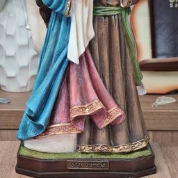 Imagem Sagrada Família Grande 30cm Resina Tradicional - 5