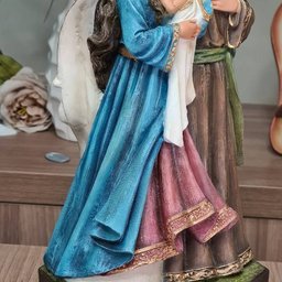 Imagem Sagrada Família Grande 30cm Resina Tradicional - 4