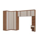 Ver imagem 2 de Guarda-Roupa Planejado 6 Peças 9 Portas Arani CabeCasa MadeiraOriginals Marrom/Cinamomo/Offwhite