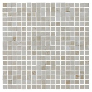 Pastilha de Pedra Natural Crema Marfil 1,5x1,5 Placa 30x30cm - 1314004003