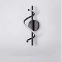 Ver imagem 1 de Arandela Moderna Espiral Preto 40cm Led 14W 3200K Bivolt PARIS LUZ