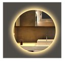 Ver imagem 2 de Espelho redondo iluminado com led quente  40cm