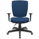 Ver imagem 3 de Cadeira de Escritório Diretor Office Base Giratória Preto Alta Flexi P03 Poliéster azul - lyam