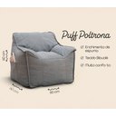 Ver imagem 3 de Puff Poltrona Nuvem Infantil Criança com Enchimento de Espuma - Tecido Veludo Verde