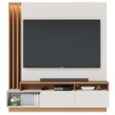 Ver imagem 5 de Estante Home Theater Ambiente Humaita Off White Matte Freijó - Colibri