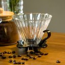 Ver imagem 3 de Suporte Filtro Café 10x11x11cm Borosilicato Transp com Acessorio