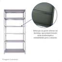 Ver imagem 4 de Prateleira Bandeja para Estante de Aço 92x58cm Cinza
