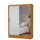 Ver imagem 1 de Guarda Roupas 2440 Santiago 2PTS 1,31m c/Esp Plus Cinamomo/Off White