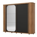 Ver imagem 2 de G. Roupa Mozzate 02 Pts. Deslizantes Nature/preto - Henn