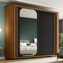 Ver imagem 1 de G. Roupa Mozzate 02 Pts. Deslizantes Nature/preto - Henn