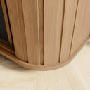 Ver imagem 4 de G. Roupa Mozzate 02 Pts. Deslizantes Nature/preto - Henn