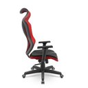 Ver imagem 2 de Cadeira Plaxmetal Gamer Vizon Dz Encosto Tela Vermelha Mecanismo Relax System Detalhes Vermelho