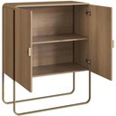 Ver imagem 7 de Aparador Buffet para Sala de Jantar Industrial Orgânico 90cm Alek A03 Hanover Dourado - Lyam Decor