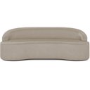 Ver imagem 3 de Sofá 3 Lugares Curvo Sala de Estar Living Lótus D02 Corino Bege 210 cm C-26 - Lyam Lyam Decor
