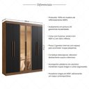 Ver imagem 3 de Guarda-Roupas Casal 6 Portas 180cm Multimóveis CR35262