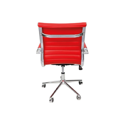 Cadeira Esteirinha Diretor Confortavel Vermelha D823 4b F Bering - 3