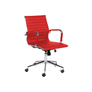 Cadeira Esteirinha Diretor Confortavel Vermelha D823 4b F Bering