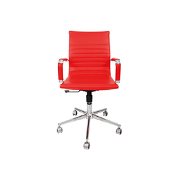Cadeira Esteirinha Diretor Confortavel Vermelha D823 4b F Bering - 2