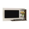 Bancada Suspensa Painel TV Libra 42 Polegadas Off White/ Savana - 1