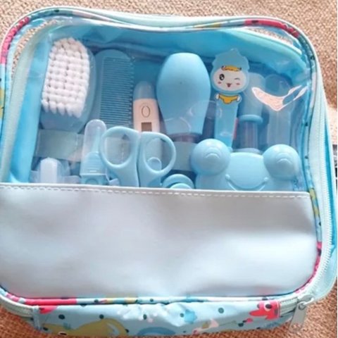 Kit 13 Higiene Cuidado Bebê Recém Nascido Essencial 13 Peças Cuidados com o Bebê Recém Recém