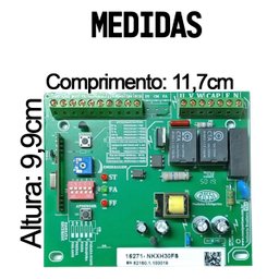 Placa Motor Kxh30fs NKXH30FS Sensor Hall Rossi Capacitor Partida 12uf Luz de Garagem - 2