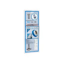 Kit Instalação P/bacia Acoplada Fixação Horizontal - Roca - 1