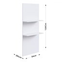 Ver imagem 2 de Acessórios para Cozinha Painel Bancada Greta 2 Prateleiras Branco - Irm Móveis
