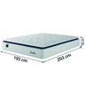 Cama Box Casal King Colchão Molas Ensacadas com Pillow Sevilha Hellen - 4