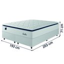 Ver imagem 4 de Cama Box Casal King Colchão Molas Ensacadas com Pillow Sevilha Hellen