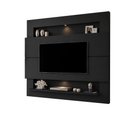Ver imagem 2 de Painel Home Suspenso Riviera para TV até 60” Preto - Móveis Luapa