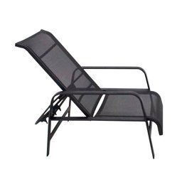 Cadeira Ajustável para Área Gourmet Telma em Alumínio Preto - 1