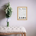 Ver imagem 2 de Quadro Moldura Dourada Oração Pai Nosso 33x24cm:com Vidro