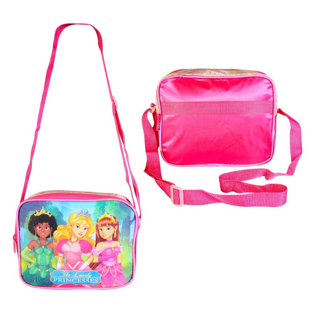 Kit Mochila Infantil Escolar Princesas 3 Peças Diversão - 2