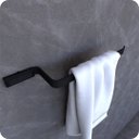Ver imagem 1 de Suporte Porta Toalha De Rosto Parede Preto Fosco Empire