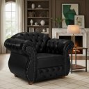Ver imagem 2 de Poltrona Merlô Chest Courano:Preto