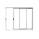 Ver imagem 2 de Vitrô 2 Folhas de Correr Aluminio Branco 1,00x1,20 Linha 18 Modular