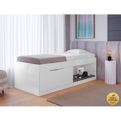 Cama Pet Solt. com Sapateira Embutida Vanessa Framar Branca