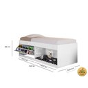 Ver imagem 5 de Cama Pet Solt. com Sapateira Embutida Vanessa Framar Branca