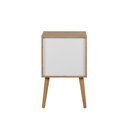 Ver imagem 5 de Mesa de Cabeceira Ivvie 2 Gavetas Tauari/dourado - Telinha Rattan