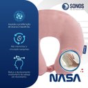 Ver imagem 3 de Almofada de Pescoço Sonos Tradicional para Viagem e Descanso - Rosé