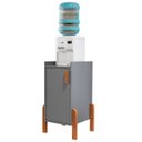 Ver imagem 3 de Armário Cozinha Escritorio Bebedouro Cafe Casa 1 Porta Retro - Cinza/grafite