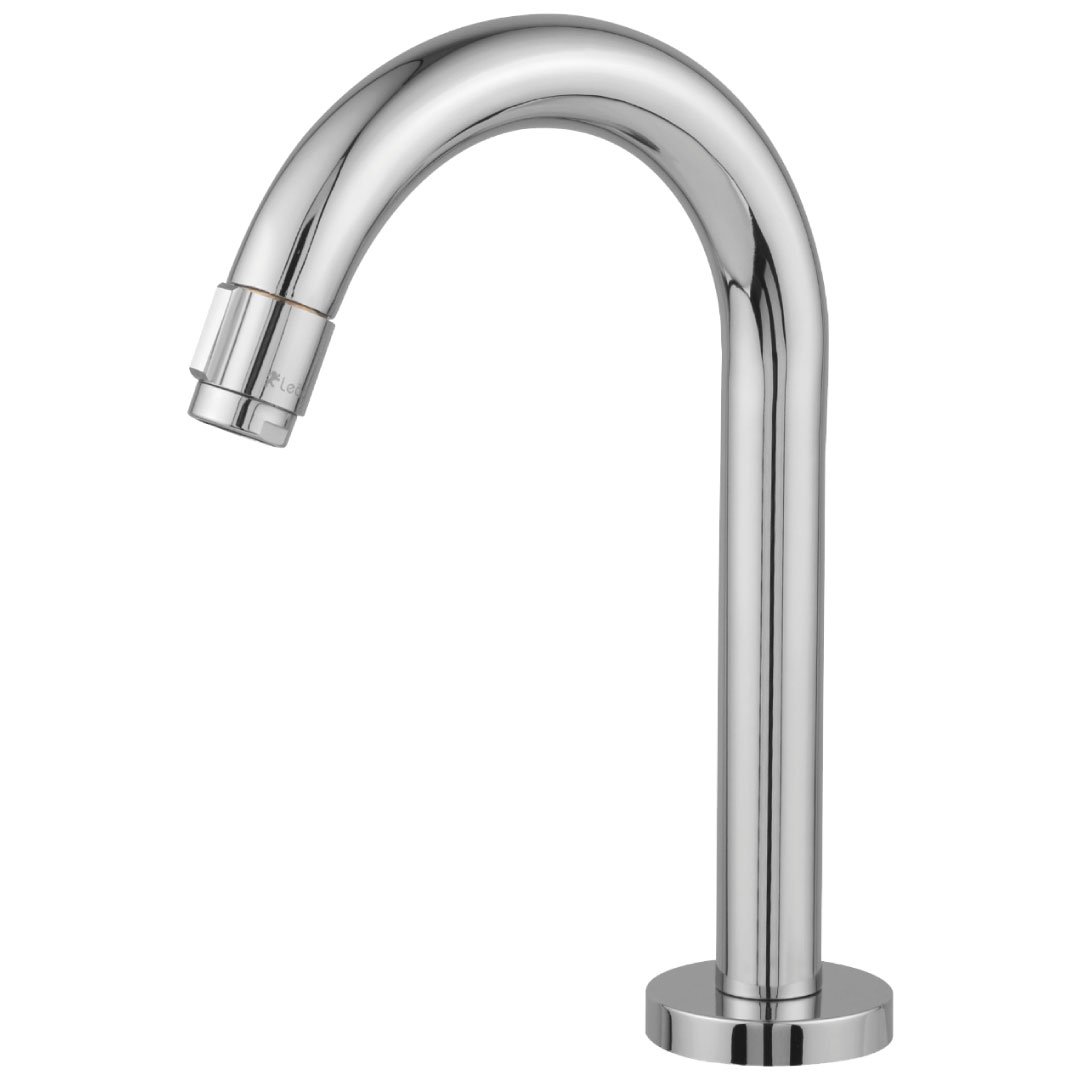Torneira Banheiro Lavatório Metal Leão Metais 22cm Bica Alta c/ Kit Instalação Torneira Para Banheir - 4