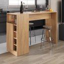 Ver imagem 1 de Bancada Balcão/Mesa de Cozinha com Adega Multimóveis MP2144