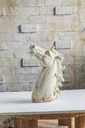 Ver imagem 2 de Escultura Cavalo Resina Enfeite Branco Vintage 54x44